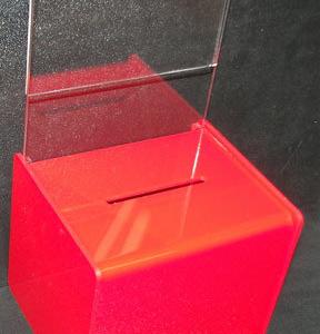 Customize PMMA Clear Acrylic Suggestion Box
