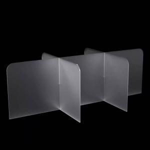 High Quality Translucent Table Divider Office Acrylic Desk Partition Board for Health Protection