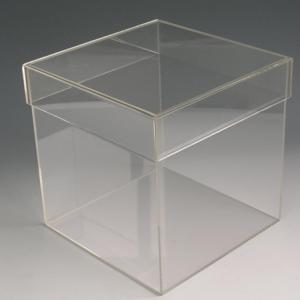 Big acrylic storage box with a