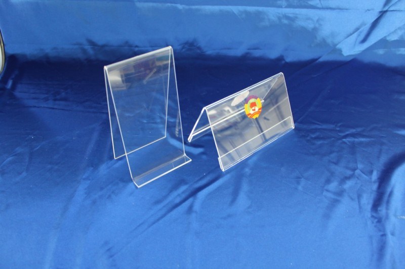 Customize Clear Desktop Acrylic Menu Stand