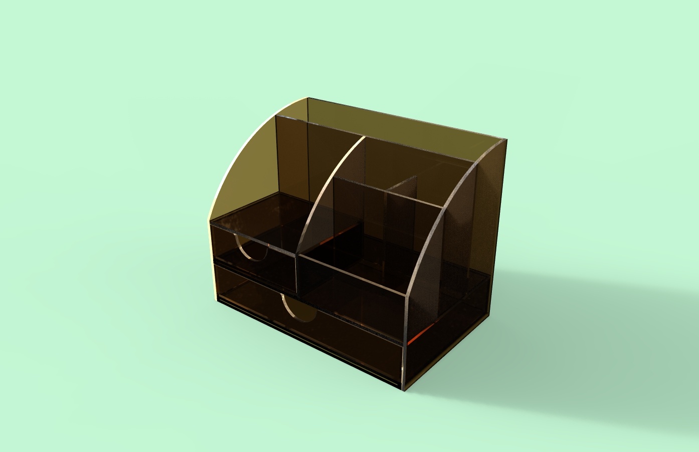 Customize Transparent Desktop Acrylic Jewelry Box