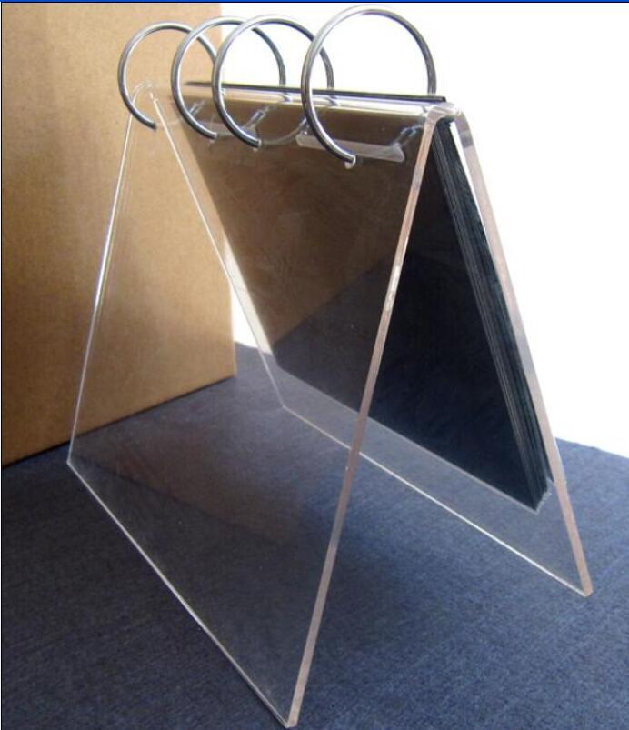Clear Acrylic Desk Calendar Holder