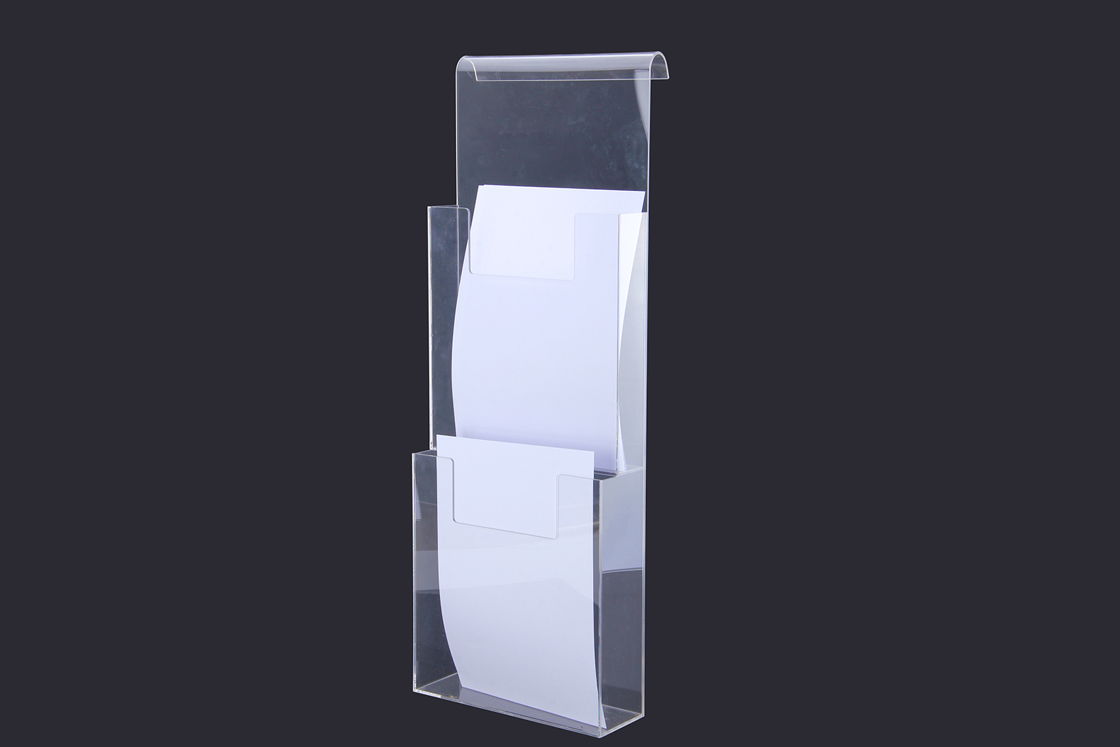 Acrylic transparent information rack Acrylic transparent information rack