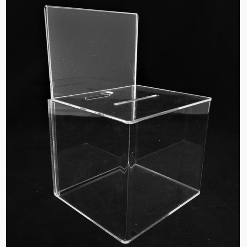 Acrylic donation box CLAB-02