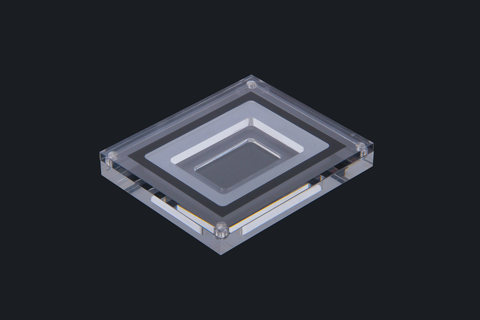Acrylic glass coin box Acrylic glass coin box