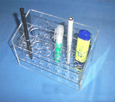 Acrylic pen holder, acrylic pen display