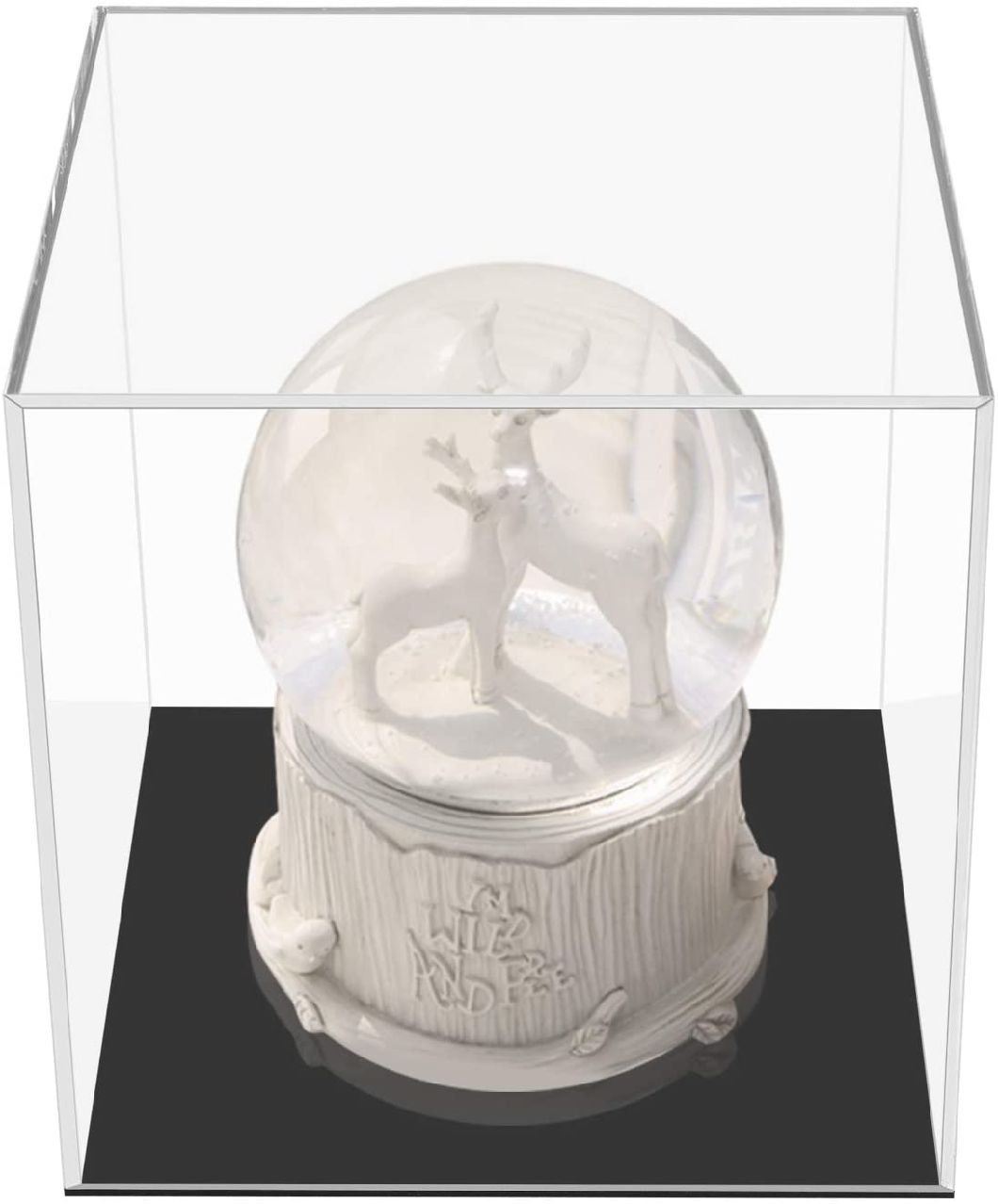 Acrylic Display Case with Black Base Acrylic Display Box