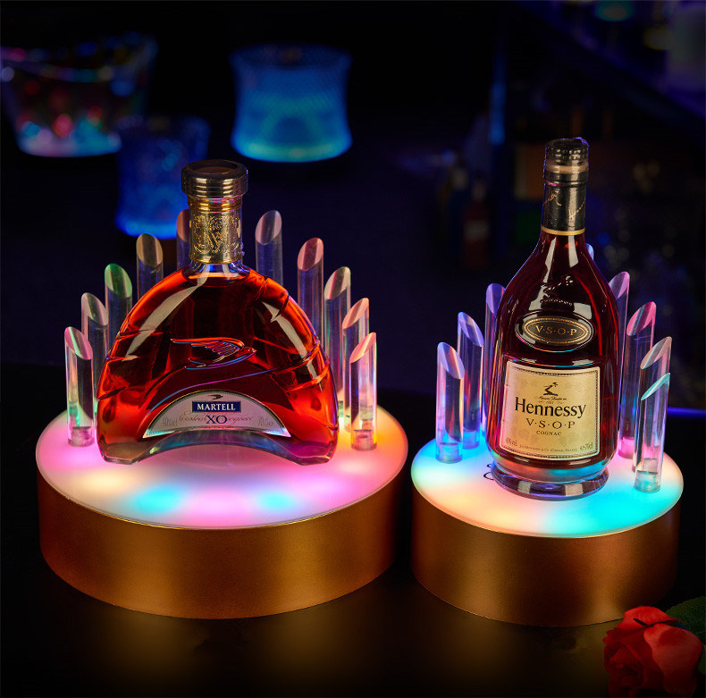 LED Acrylic Display Stand Base for Martell Liquor