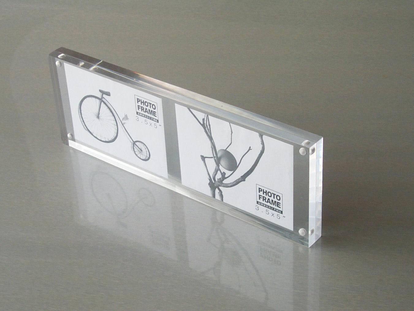 Customize pH-105 Plexiglass Picture Frame Clear Acrylic Magnetic Photo Frame