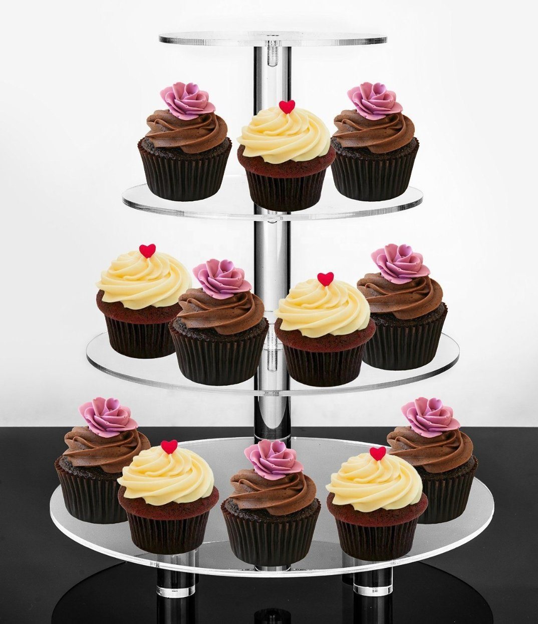 High Quality Food Fruit Display Stand Acrylic Wedding Acrylic Cake Stand