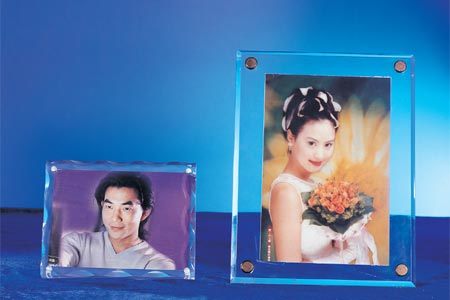 Customize pH-122 Clear Acrylic Magnetic Photo Sign Frame