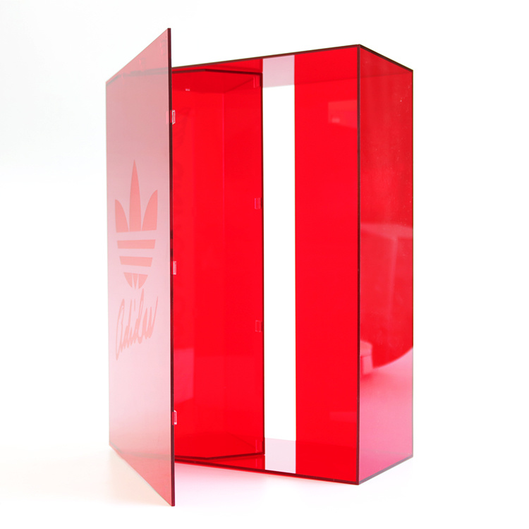 Customized Colorful Acrylic Box Companion Plexiglass Shoe Display Box