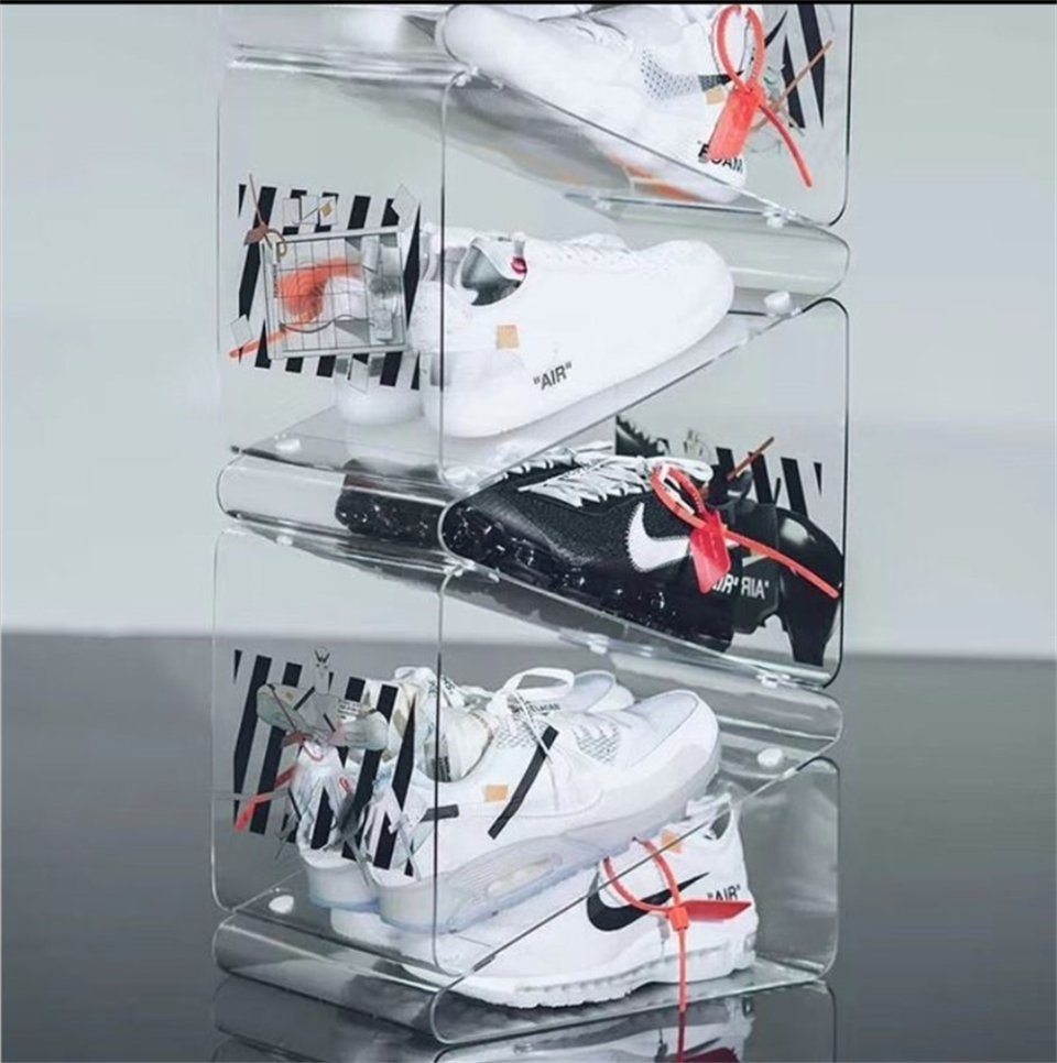 Factory Custom Removable Acrylic Shoe Display Box