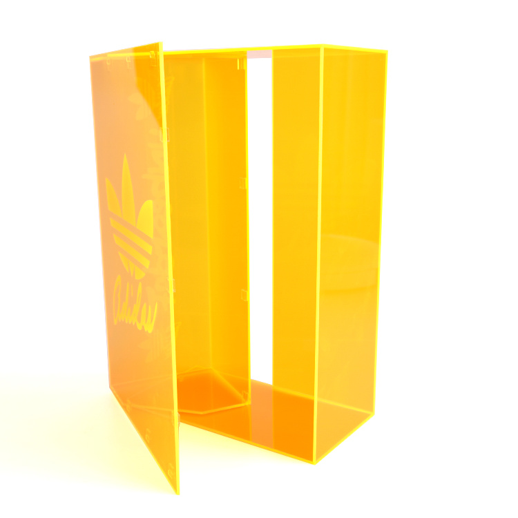 Customized Colorful Acrylic Box Companion Plexiglass Shoe Display Box