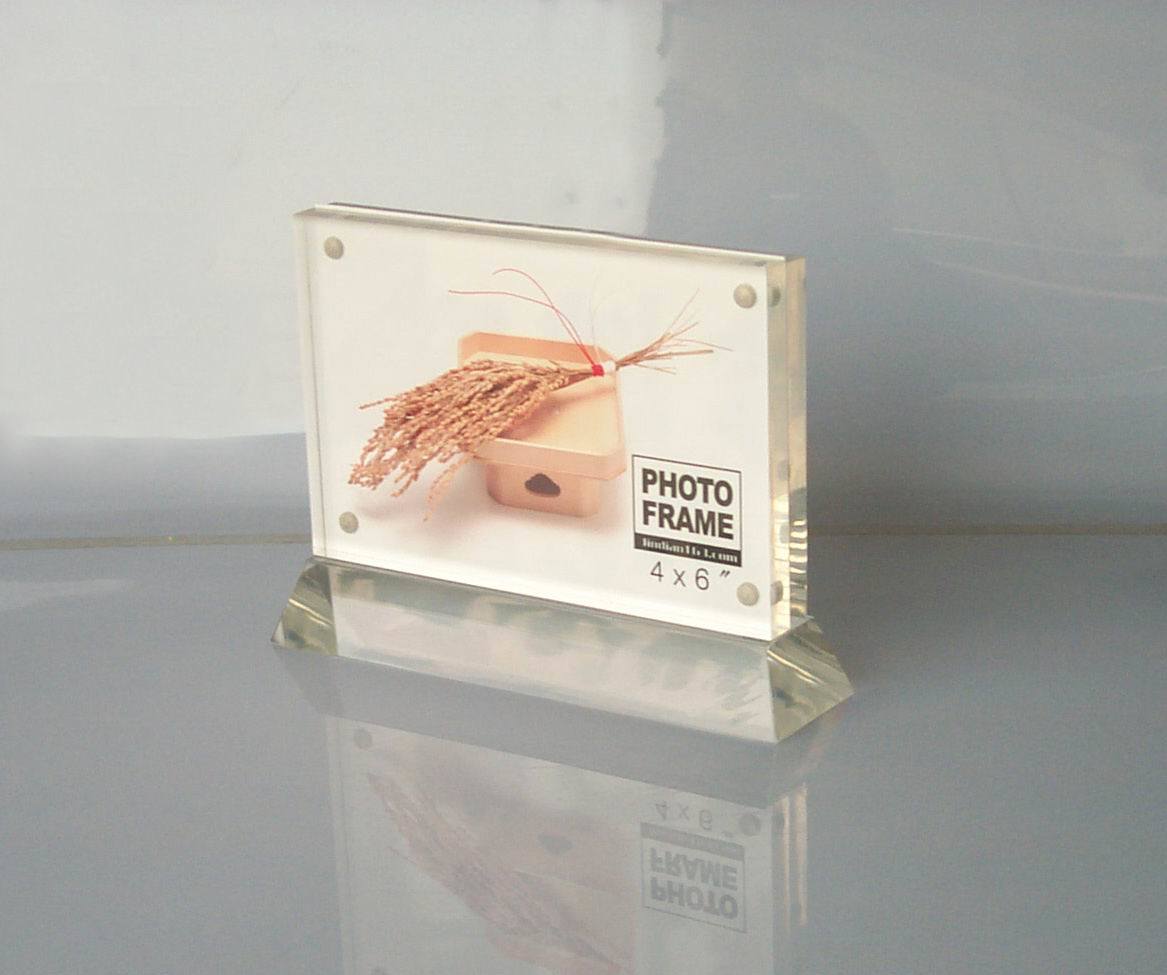 Customize pH-118 Plexiglass Picture Frame Clear Acrylic Magnetic Photo Frame