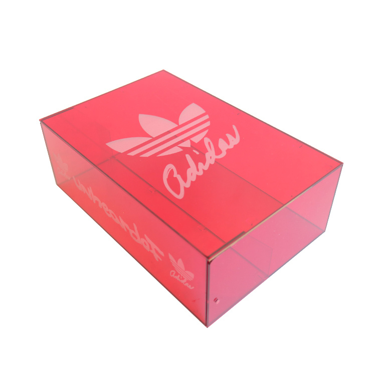 Customized Colorful Acrylic Box Companion Plexiglass Shoe Display Box