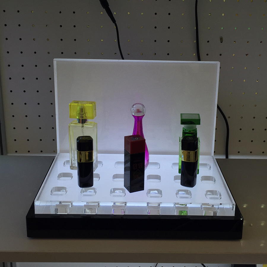 Custom Elegant Acrylic Cosmetic Display Stand