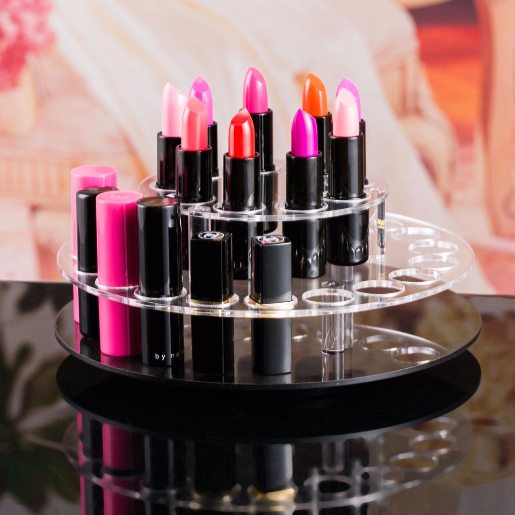 Round 2 Tier Desk Acrylic Lipstick Organizer