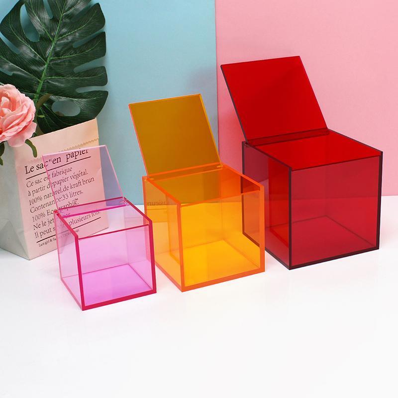 Hot Sale Acrylic Gift Box, Acrylic Candy Box OEM Transparent Acrylic Box