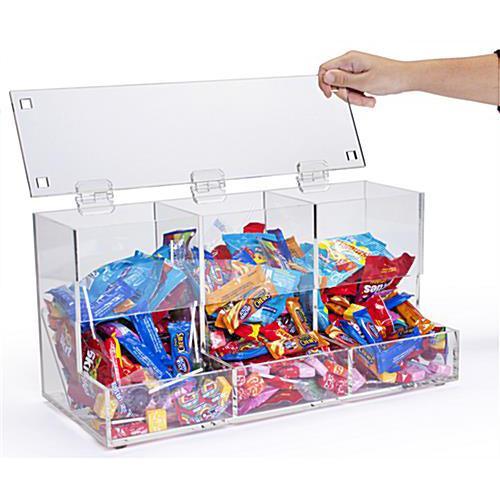 Hot Acrylic Candy Displays Transparent Candy Gift Wedding Acrylic Boxes