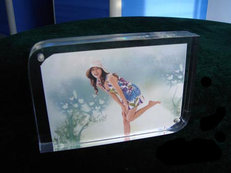 Customize pH-102 Plexiglass Picture Frame Clear Acrylic Magnetic Photo Frame