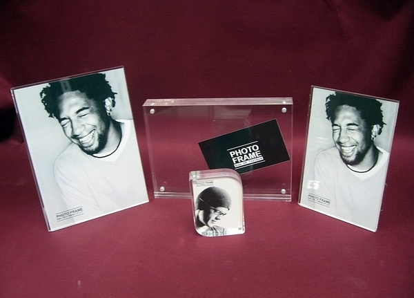 Customize PMMA Picture Clear Acrylic Magnetic Photo Frame