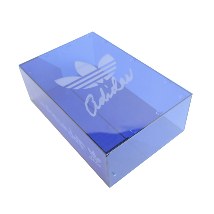 Customized Colorful Acrylic Box Companion Plexiglass Shoe Display Box
