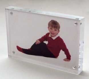 Customize pH-108 Plexiglass Picture Frame Clear Acrylic Magnetic Photo Frame