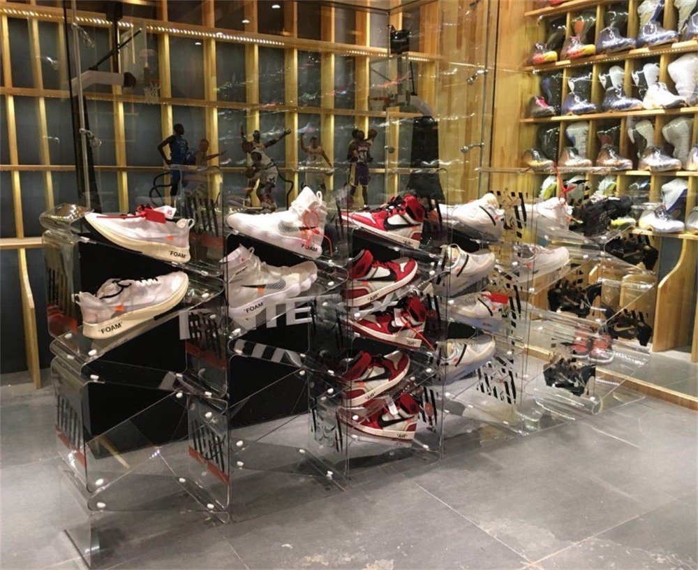 Factory Custom Removable Acrylic Shoe Display Box