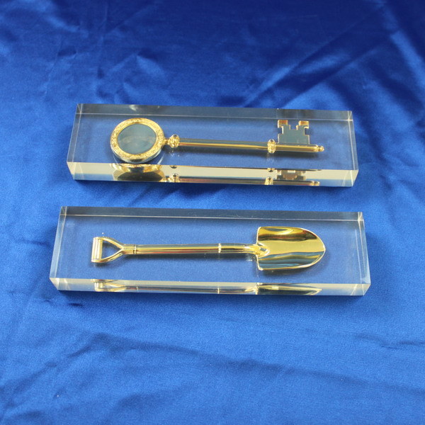 Customize Laser Engraved Souvenir Gift Clear Acrylic Trophy at-161