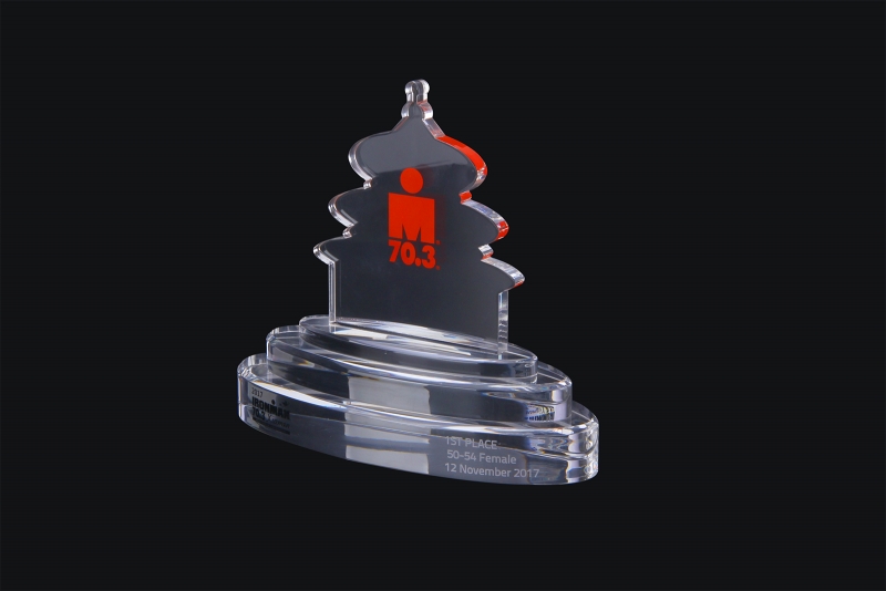 Acrylic crystal medal