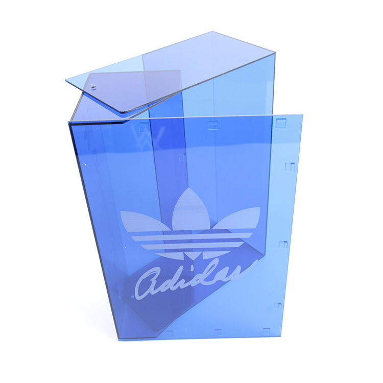 Customized Colorful Acrylic Box Companion Plexiglass Shoe Display Box