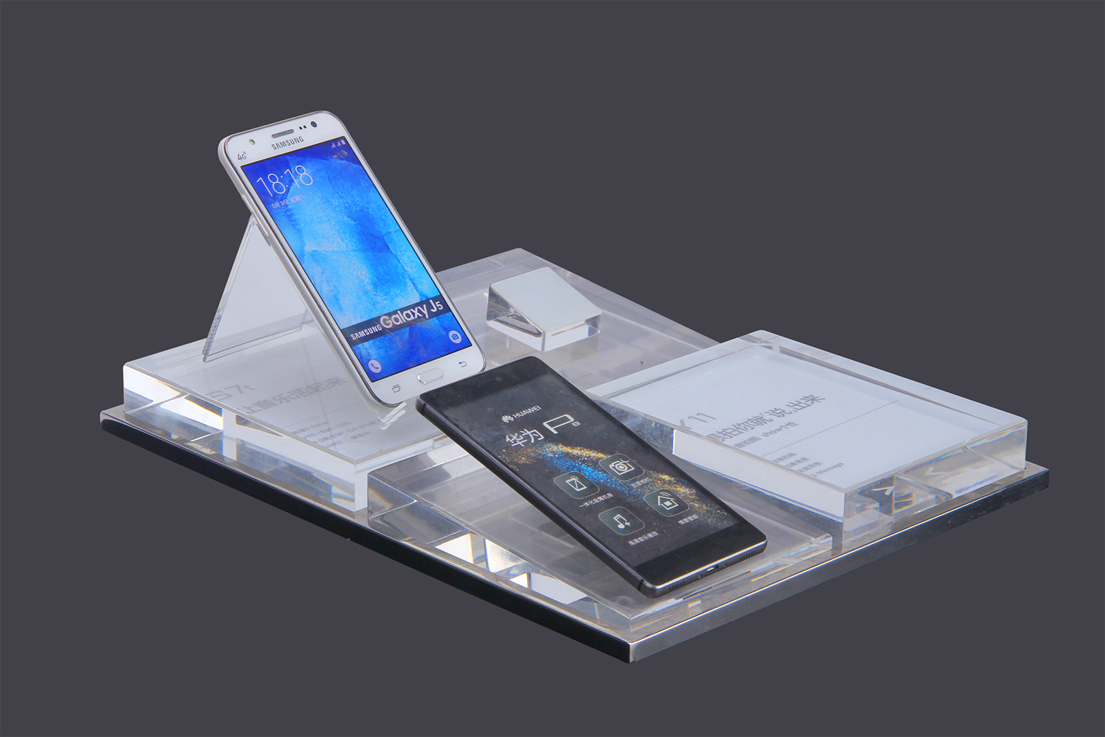 Mobile phone display stand Mobile phone display stand