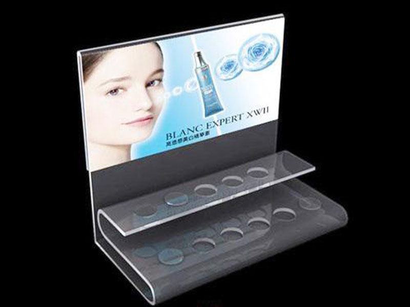 British acrylic cosmetics display rack manufacture display