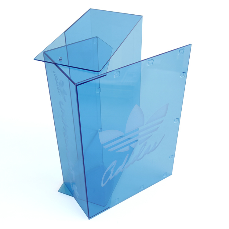 Customized Colorful Acrylic Box Companion Plexiglass Shoe Display Box