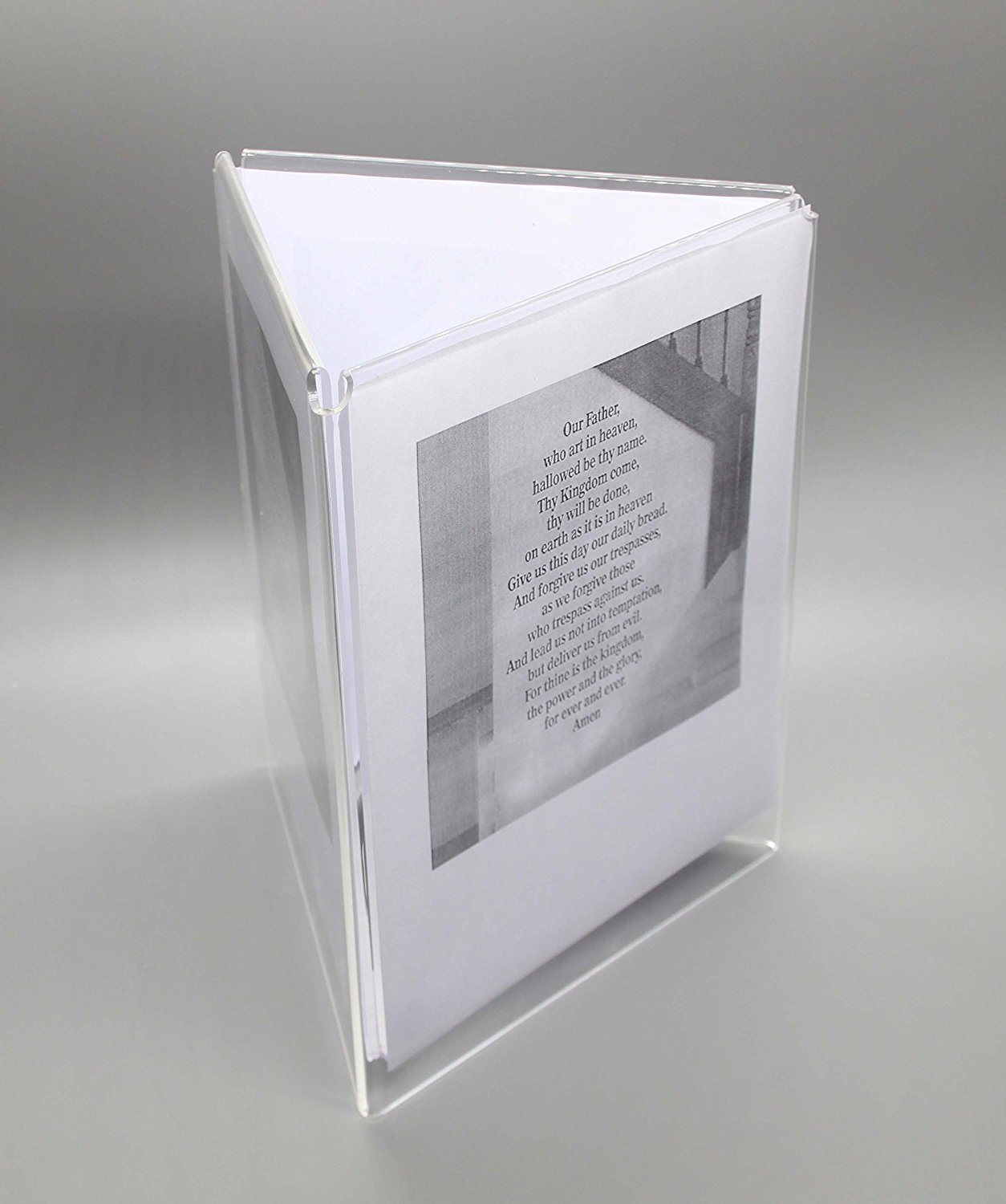 Wholesale Creative Acrylic Triangle Shape Photo Frame