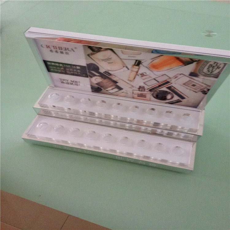 Cucstom Countertop Acrylic Perfume Cosmetic Display Stand