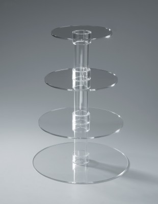 Clear cake holder