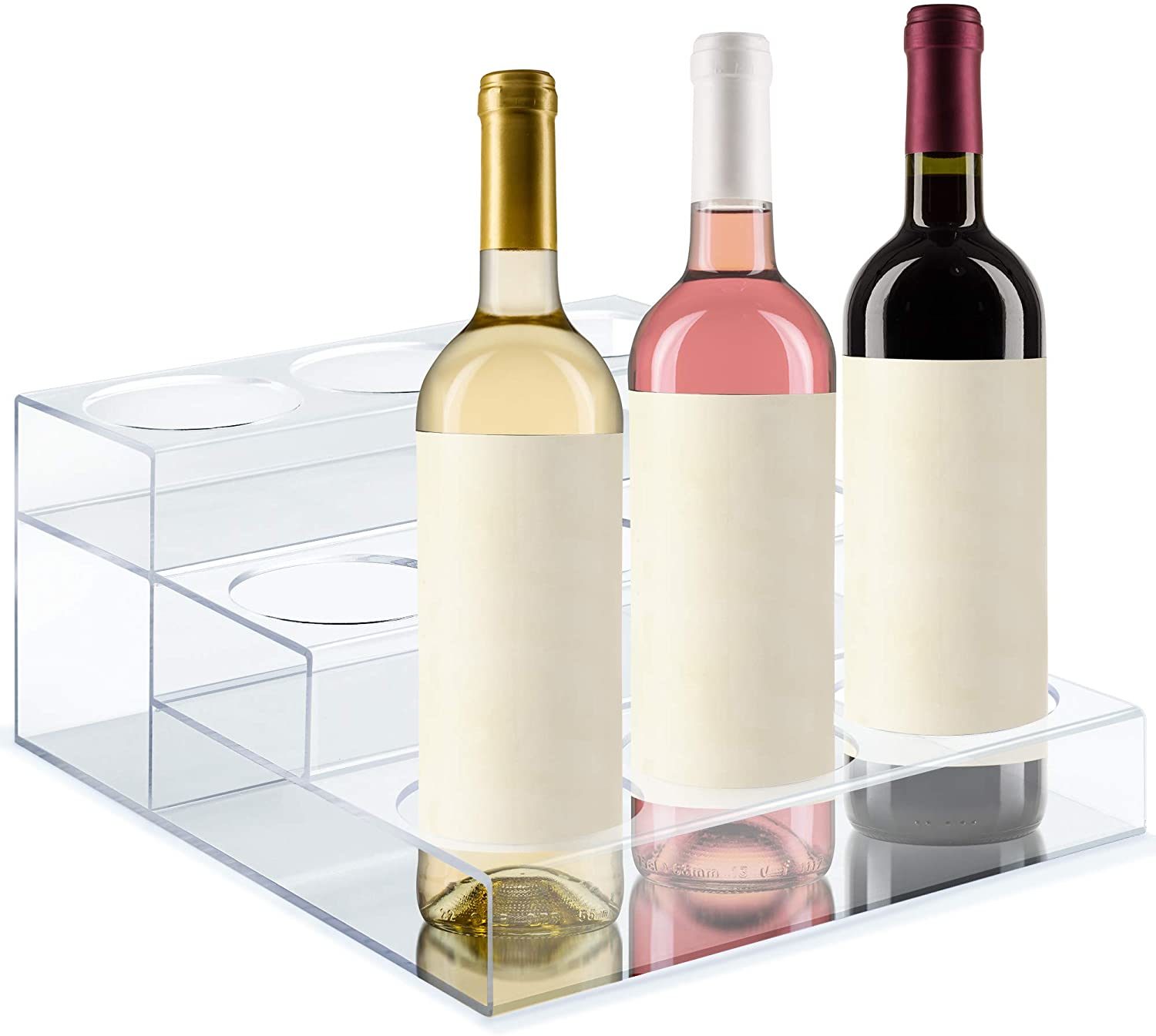Acrylic Bottle Holder Acrylic Wine Display Riser