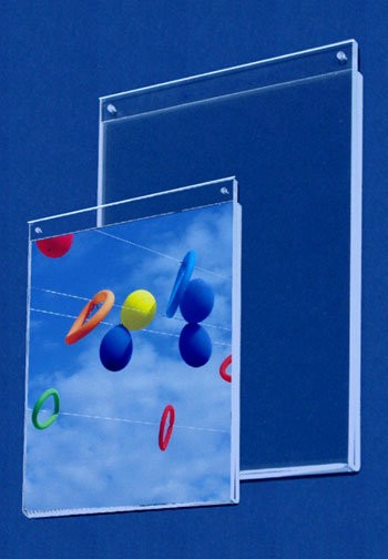 Customize pH-124 Clear Acrylic Magnetic Photo Sign Snap Frame