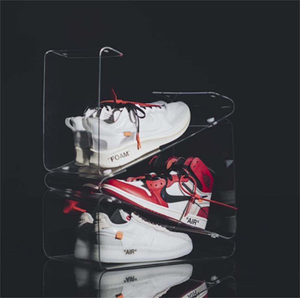 Factory Custom Removable Acrylic Shoe Display Box