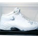 ACRYLIC BASKETBALL SHOE DISPLAY CASE HOLDER BLACK BASE